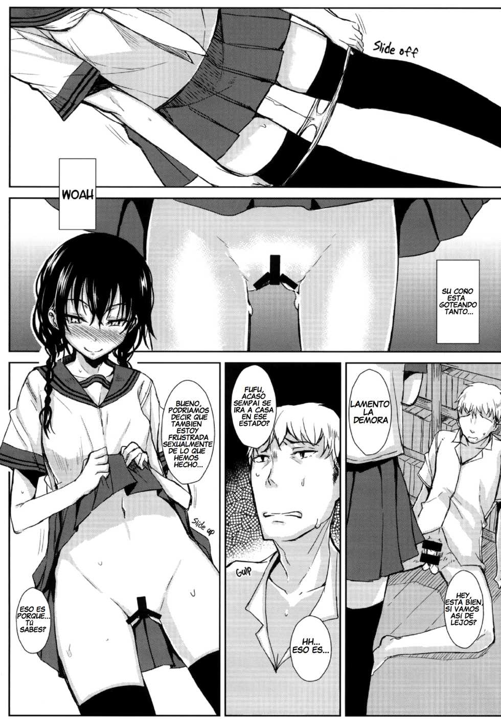 (C86) [Rodiura. (Rage)] Kouhai-chan ni Eroi Koto sareru Hon  [Spanish] [Black Zero] - Page 10