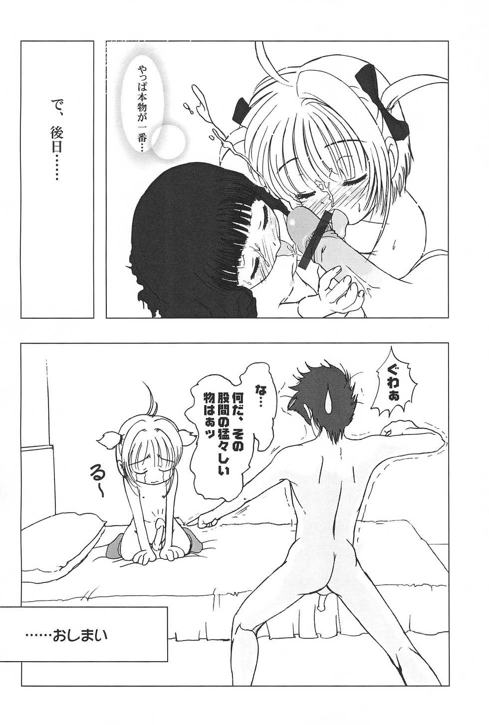 (CR31) [Temaemiso-Koubou (Takano Hayato)] Hanyabon 1 (Cardcaptor Sakura) - Page 20