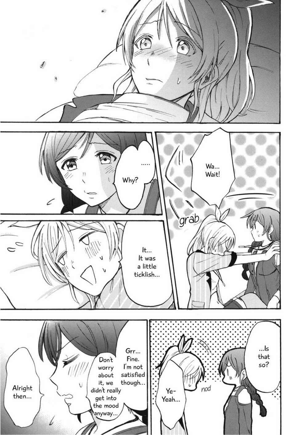 (Bokura no Love Live! 7) [mushiyaki!! (Kanbayashi Makoto)] Dame Dame! My Darling | My Useless Useless Darling (Love Live!) [English] {Seiyuuri & Rexbandit} - Page 11