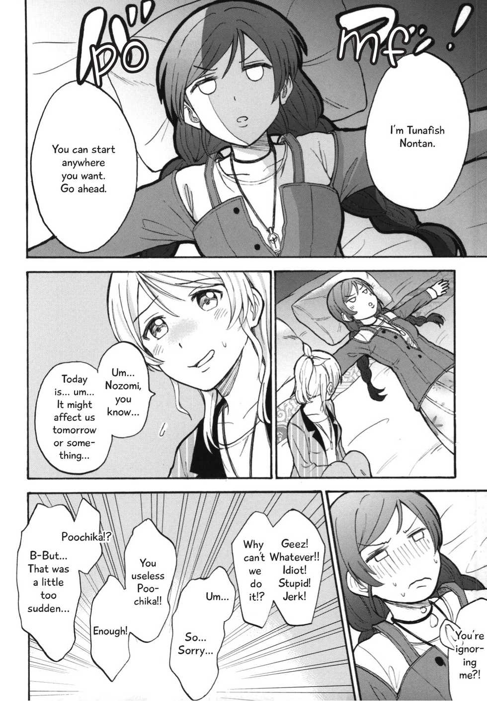 (Bokura no Love Live! 7) [mushiyaki!! (Kanbayashi Makoto)] Dame Dame! My Darling | My Useless Useless Darling (Love Live!) [English] {Seiyuuri & Rexbandit} - Page 12