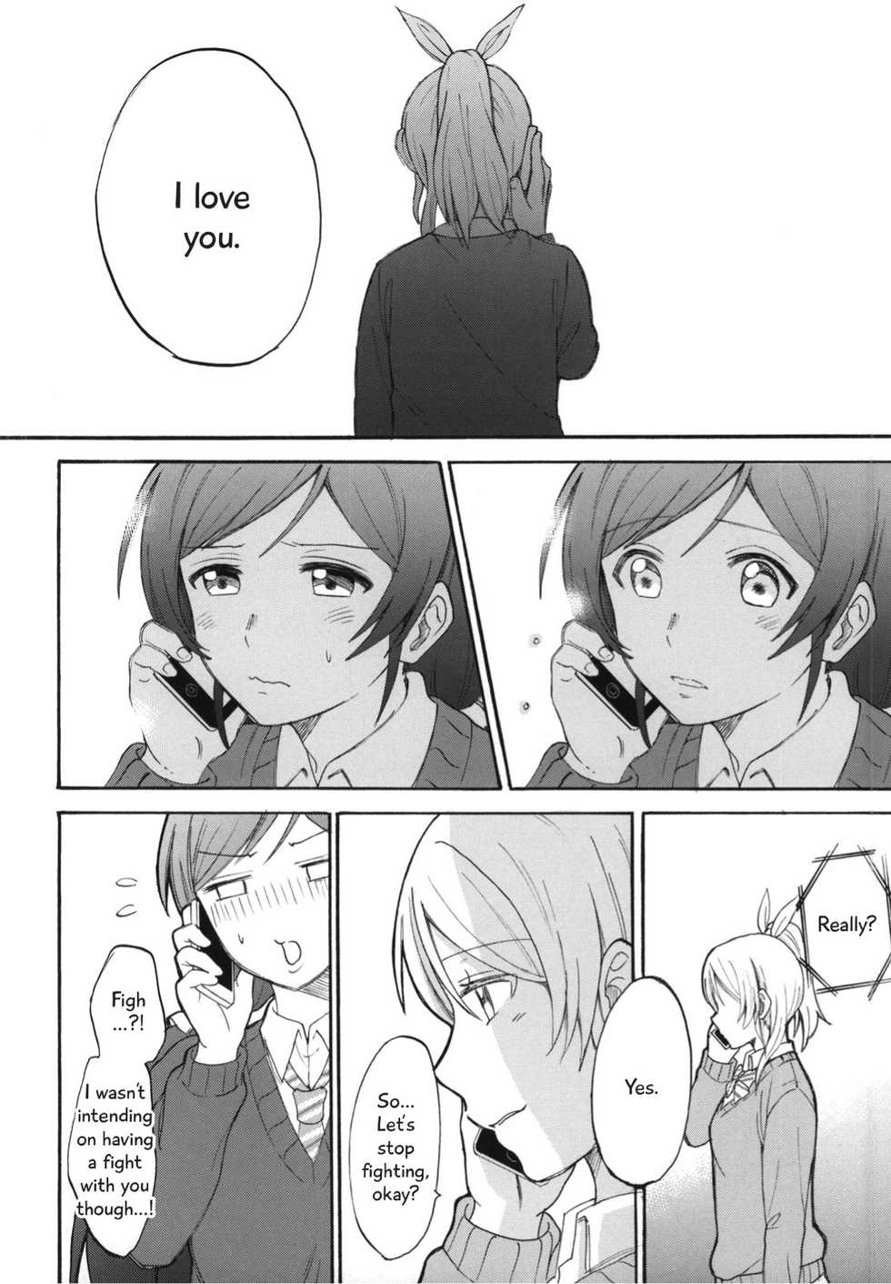 (Bokura no Love Live! 7) [mushiyaki!! (Kanbayashi Makoto)] Dame Dame! My Darling | My Useless Useless Darling (Love Live!) [English] {Seiyuuri & Rexbandit} - Page 32