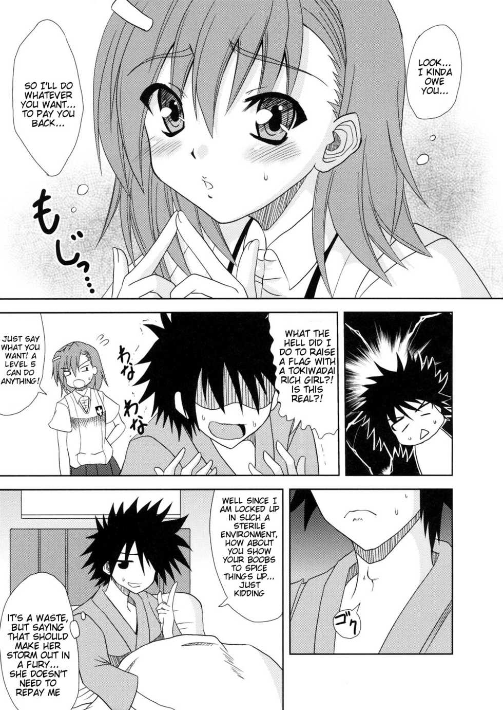 (SC42) [Lapiss (K/DASH)] Biribiri Dangerous Girl (Toaru Majutsu no Index) [English] [Tigoris Translates] - Page 6