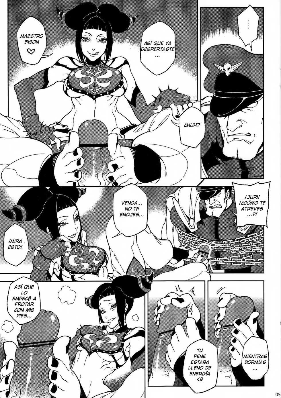 [Turtle.Fish.Paint (Hirame Sensei)] Lose Control (Super Street Fighter IV) [Spanish] - Page 6