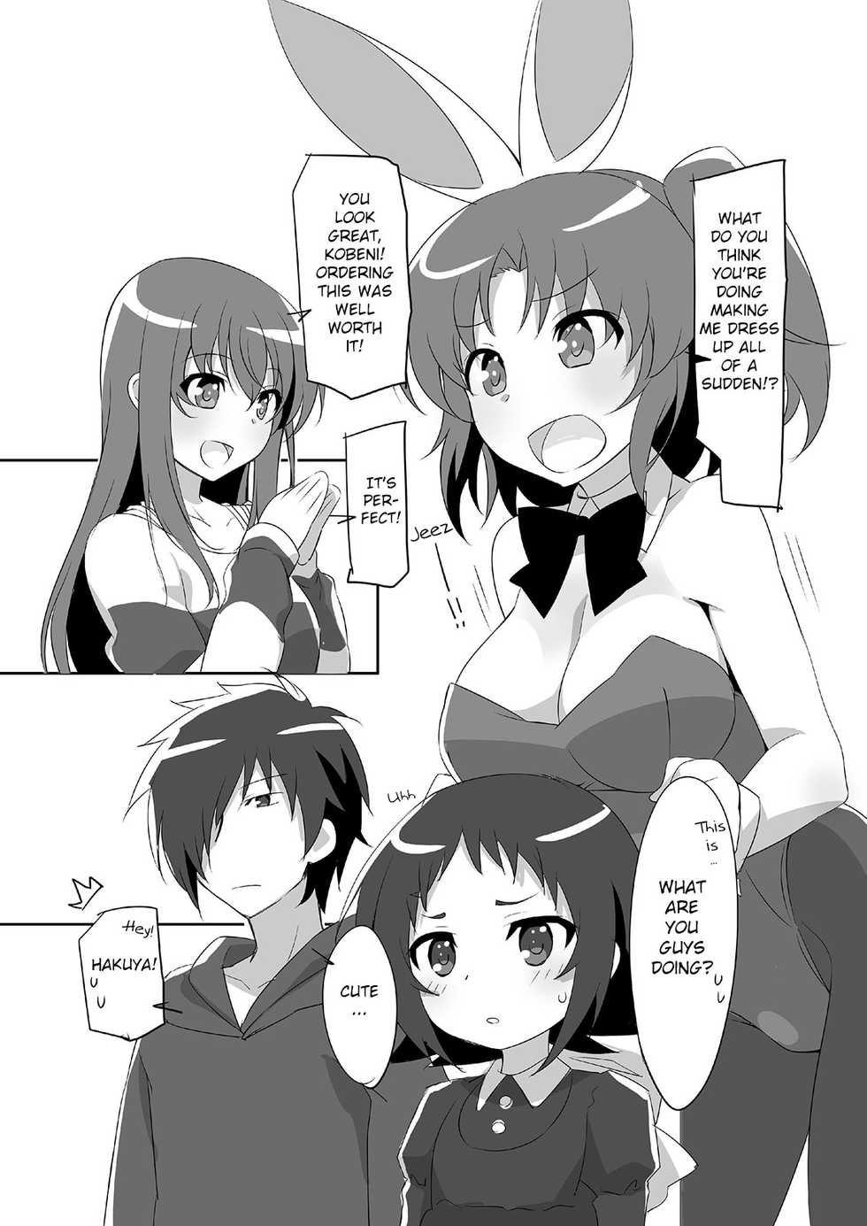 [Roppongi Shinjuu (Lewis)] Kobeni Bunny (Mikakunin de Shinkoukei) [English] [qwerty123qwerty] [Digital] - Page 2