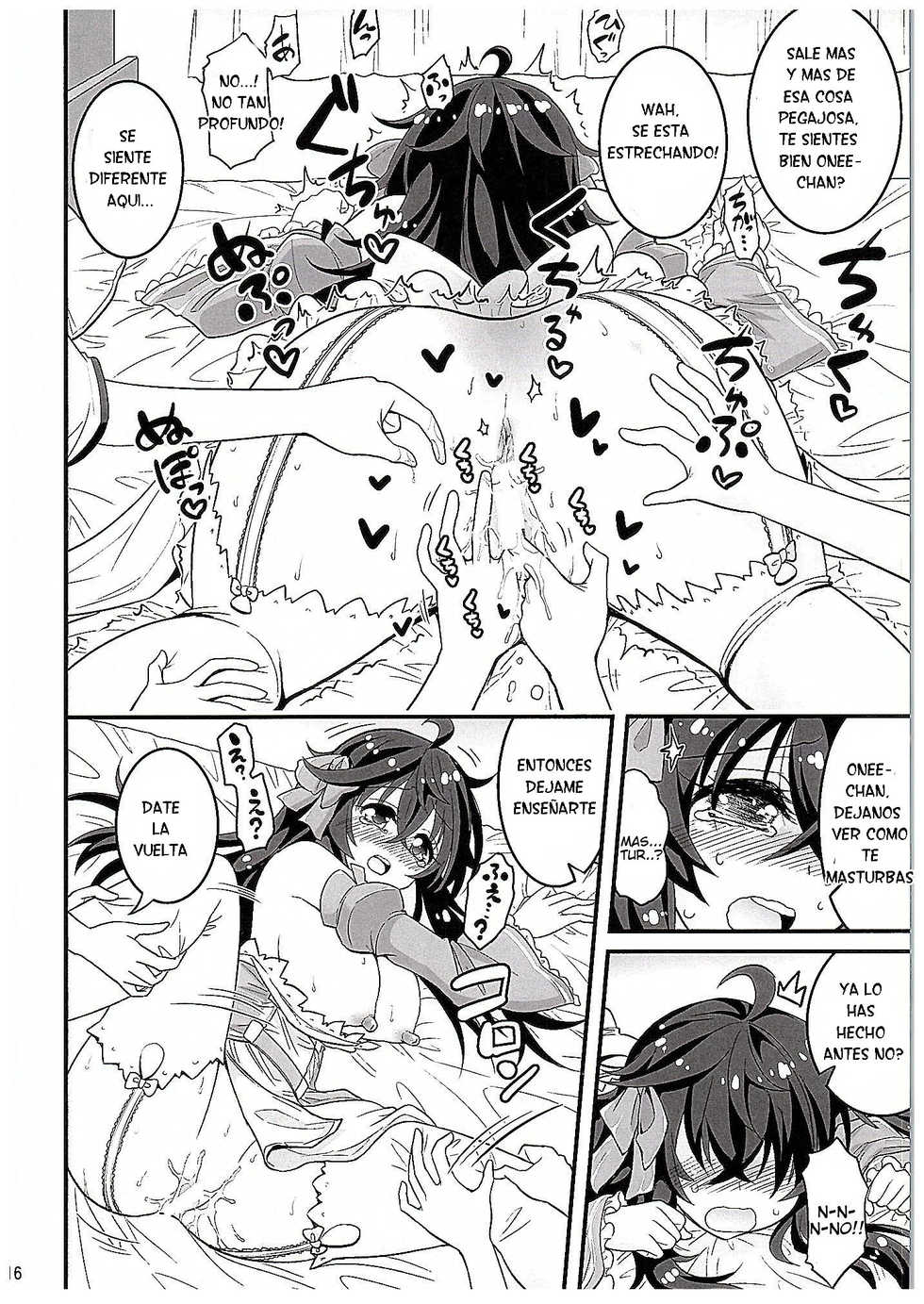 (COMIC1☆10) [Hasemi box (Hasemi Ryo)] Netoge no Yome to Shota no Himitsu Training (Netoge no Yome wa Onnanoko ja Nai to Omotta?) [Spanish] [Otakurinos FanSub] - Page 15