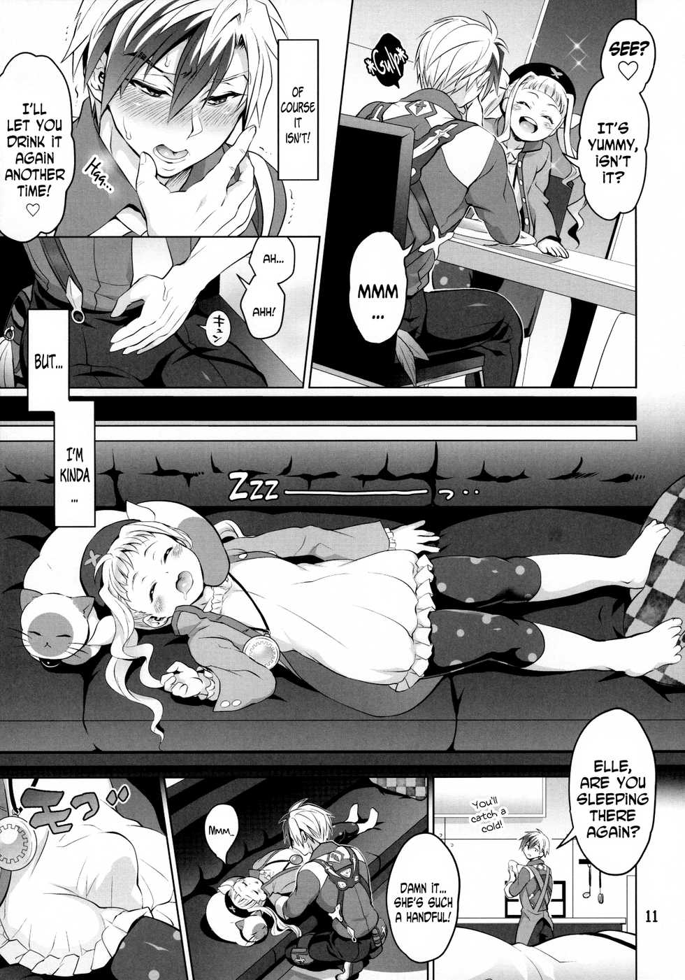 (C89) [Temparing (Tokimachi Eisei)] Futanari Elle to Ludger no Aibou Soup (Tales of Xillia 2) [English] [N04h] - Page 10