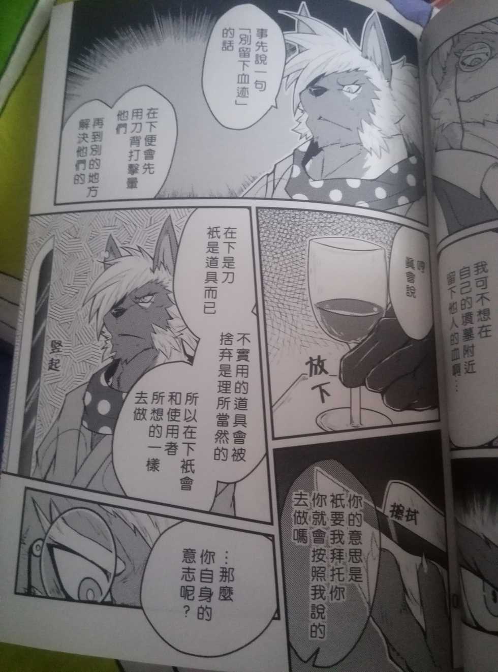 (Shinshun Kemoket 2) [フェーデッドマフラー (kadzu)] 刀・以蔵 (Sengoku Puzzle!! Animal Daigassen) [Chinese] - Page 8