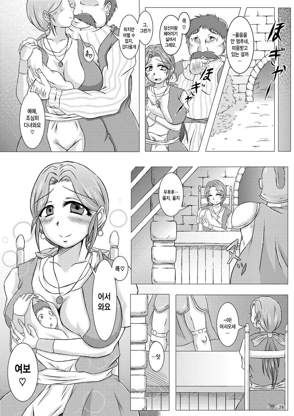 (CT14) [Pintsize (Yakusho)] Torneko-fujin Nene (35) Danna wa Shiranai Yoru no Hustle Eigyou (Dragon Quest IV) [Korean] - Page 26