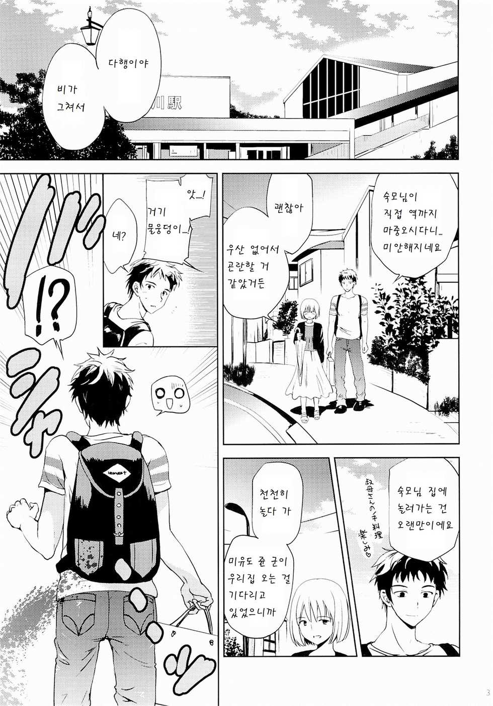 (C88) [KORISUYA (Korisu)] Natsuyasumi no Sugoshikata [Korean] [팀 아동복지부] - Page 3