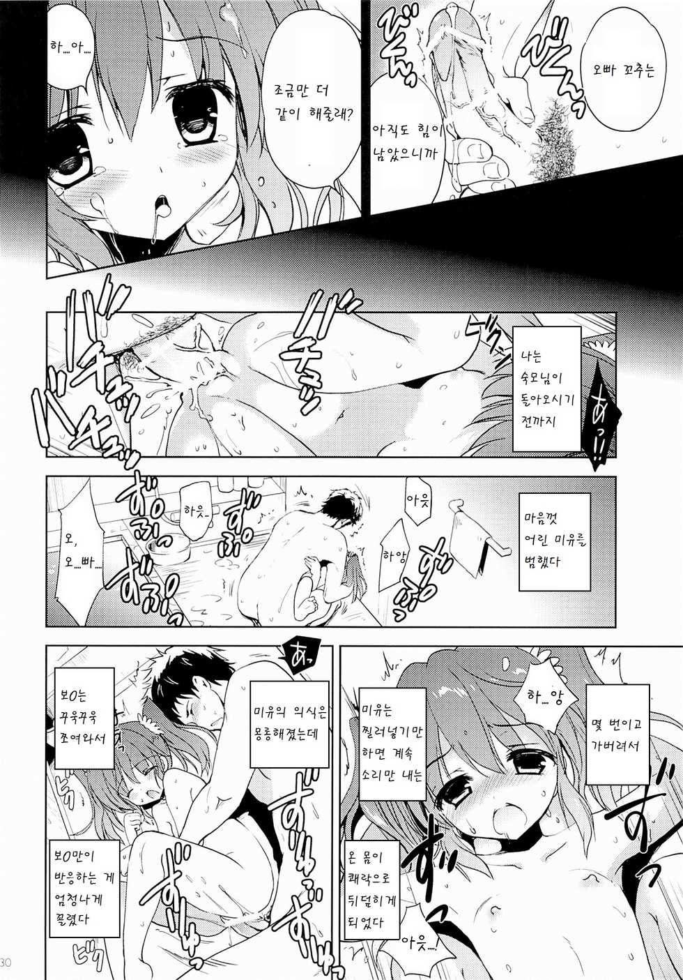 (C88) [KORISUYA (Korisu)] Natsuyasumi no Sugoshikata [Korean] [팀 아동복지부] - Page 30