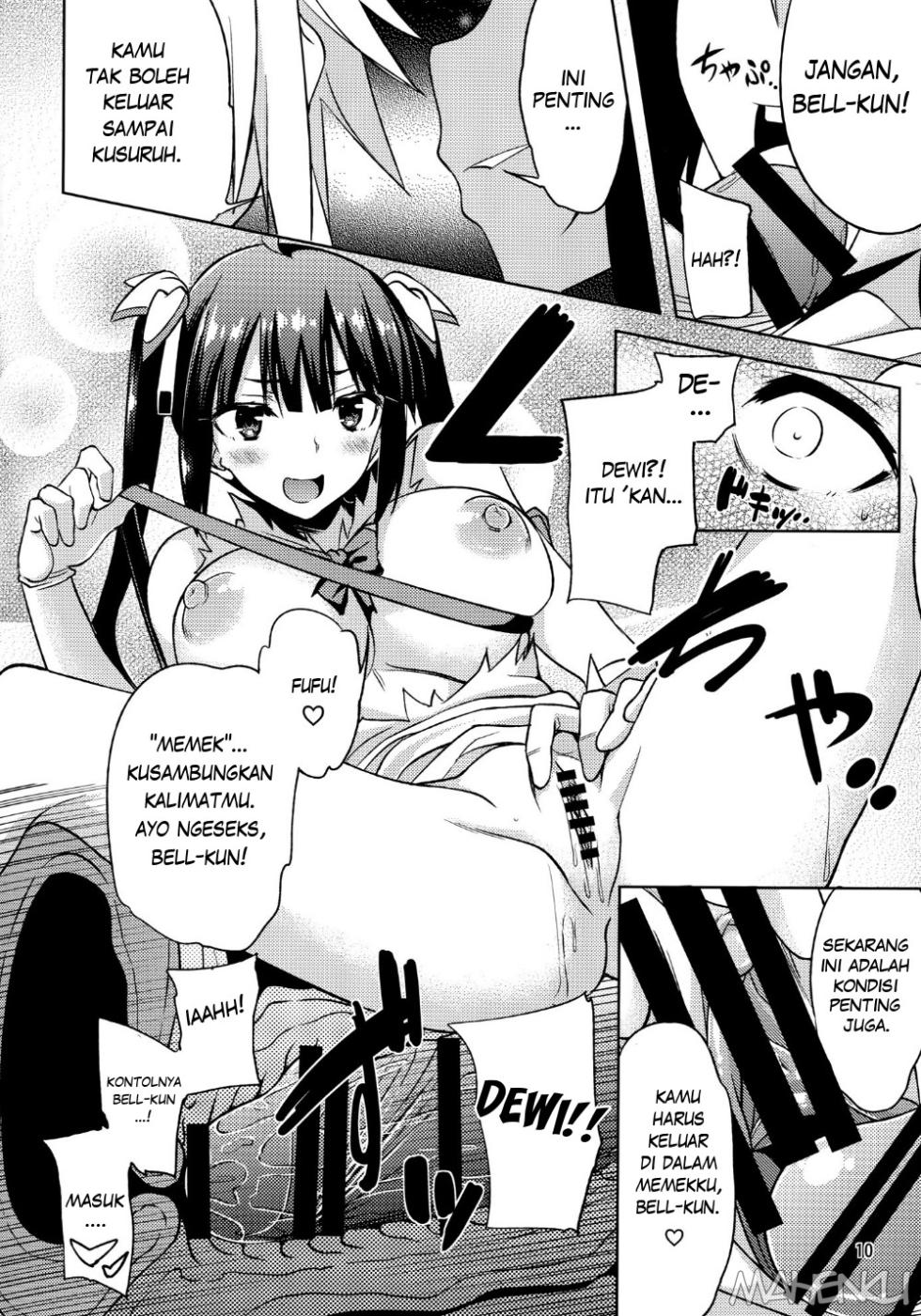 (Tora Matsuri 2015) [RADICAL DASH (Miyane Aki)] Bell Love (Dungeon ni Deai o Motomeru no wa Machigatteiru Darou ka) [Indonesian] {Mahenku} - Page 7