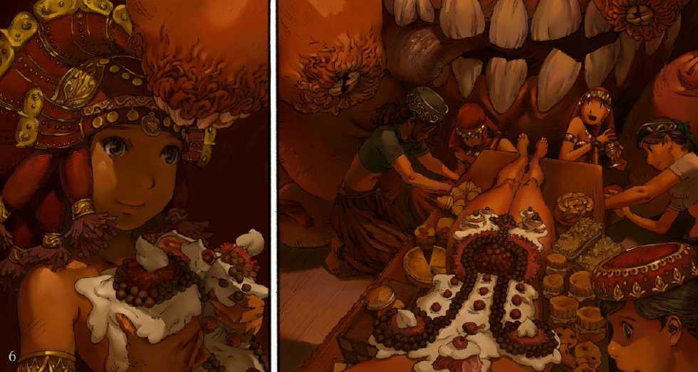 [Suzuki Dogezaemon] Onna no Shiro -Shoku- | Трапеза в цитадели дев. [Russian] [﻿Metaphrastes] - Page 6