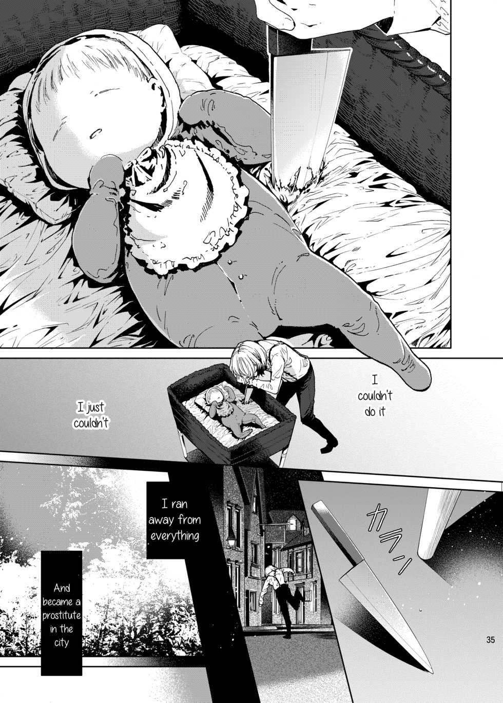 [Sakusaku Kangen Noushuku (Matashita Kintama)] Boku wa Papa Nanka ja nai | I'm Not the Father [English] {Hennojin} [Digital] - Page 34