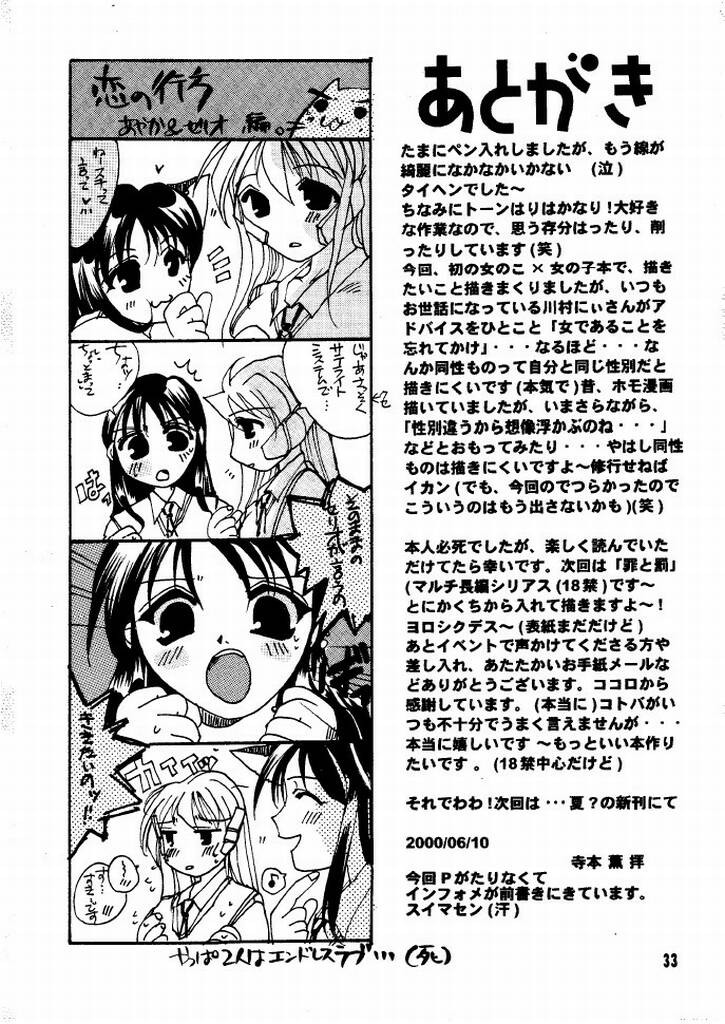 (SC8) [UA (Teramoto Kaoru)] Virgin Killer (To Heart) - Page 32