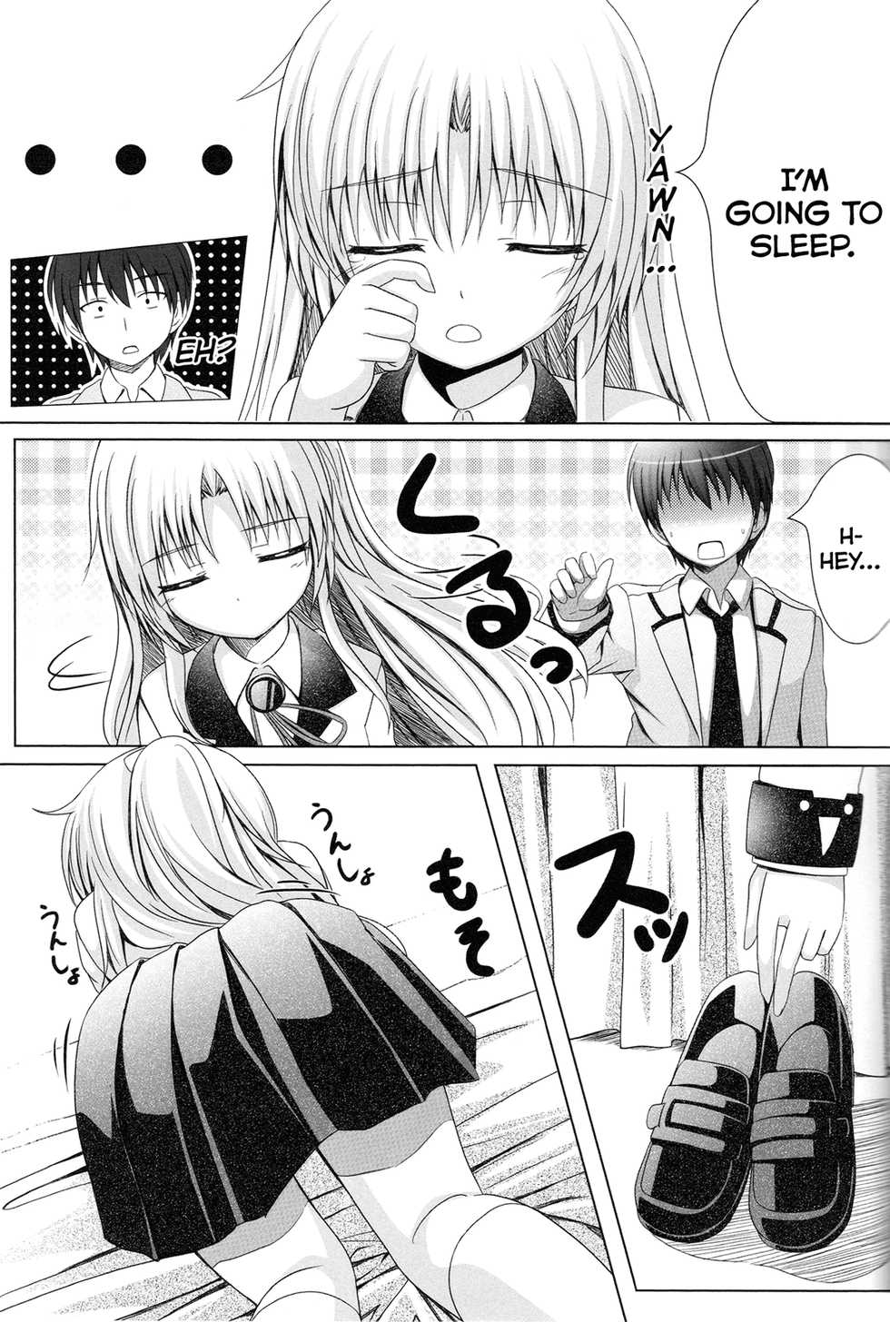 [Peroppoi Tokoro (Chobipero)] Tenshi no Oto! (Angel Beats) [Spanish] [Otakurinos FanSub] - Page 4
