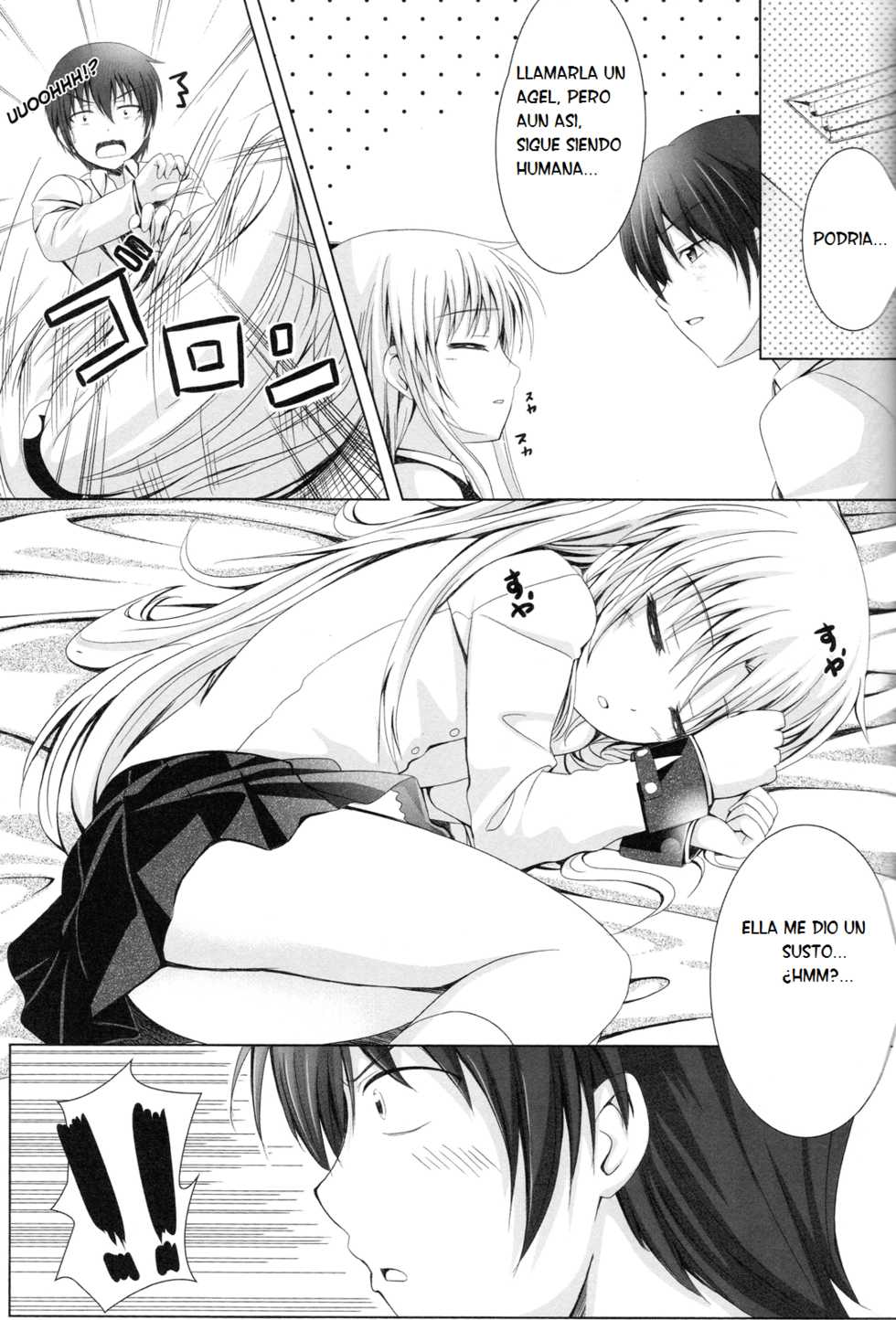 [Peroppoi Tokoro (Chobipero)] Tenshi no Oto! (Angel Beats) [Spanish] [Otakurinos FanSub] - Page 6