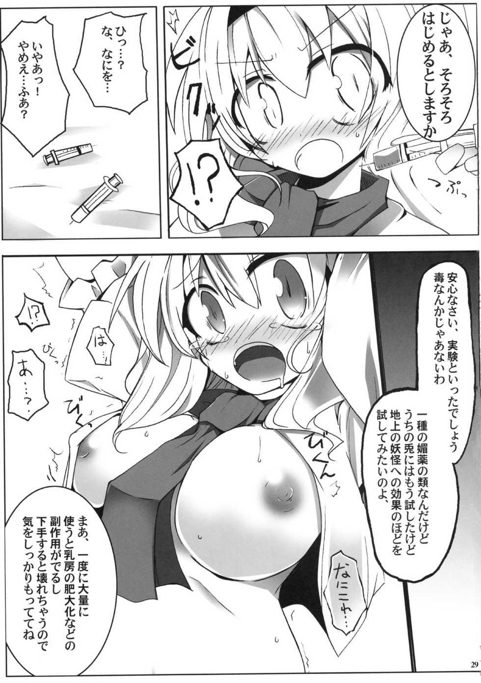 (Reitaisai 6) [Oppai Brothers (Various)] Alice Ijiri Goudoushi Nanairo Ayatsuri Ningyou (Touhou Project) - Page 28