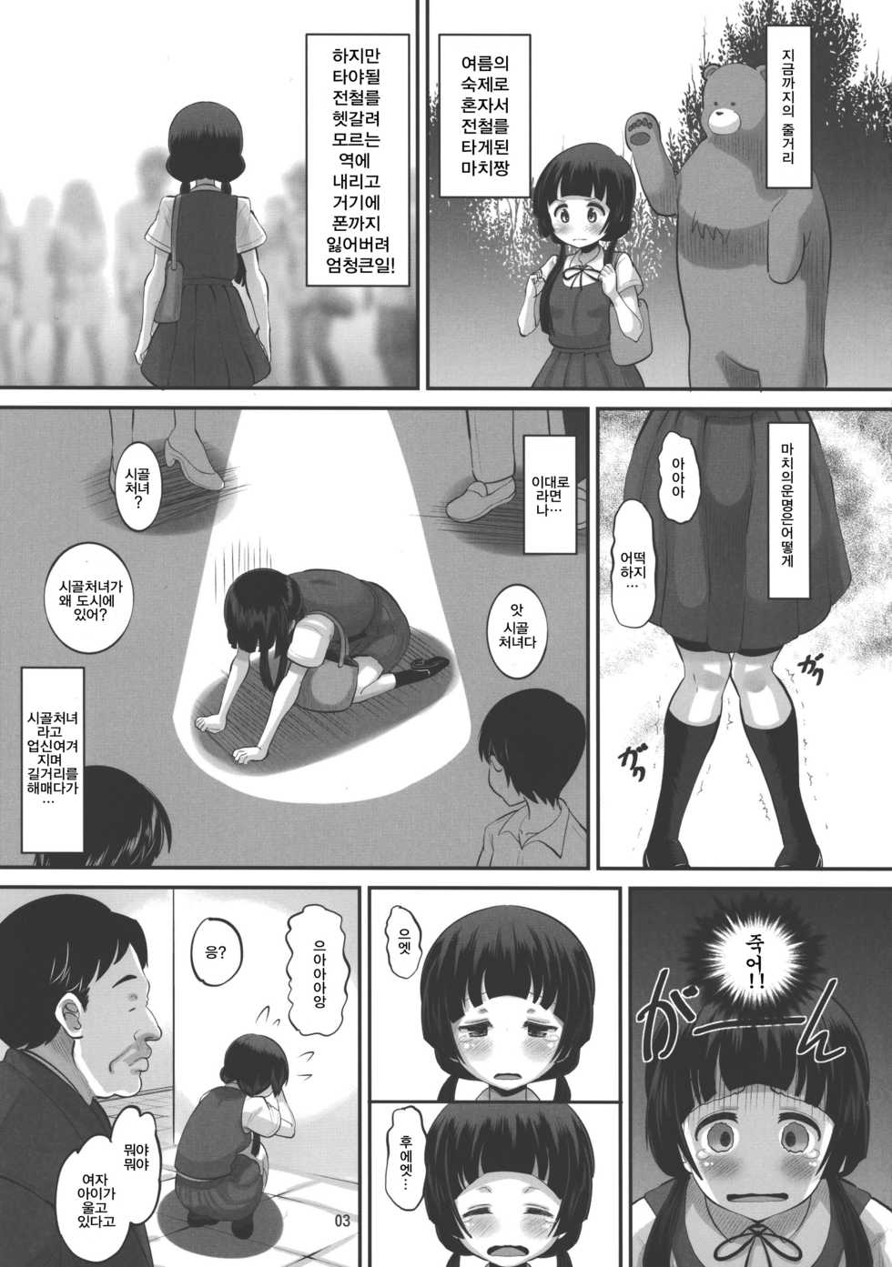 [AMP (Norakuro Nero)] Machi-chan Tokai wa Abunai yo? | 마치짱 도시는 위험하다고? (Kuma Miko) [Korean] - Page 2