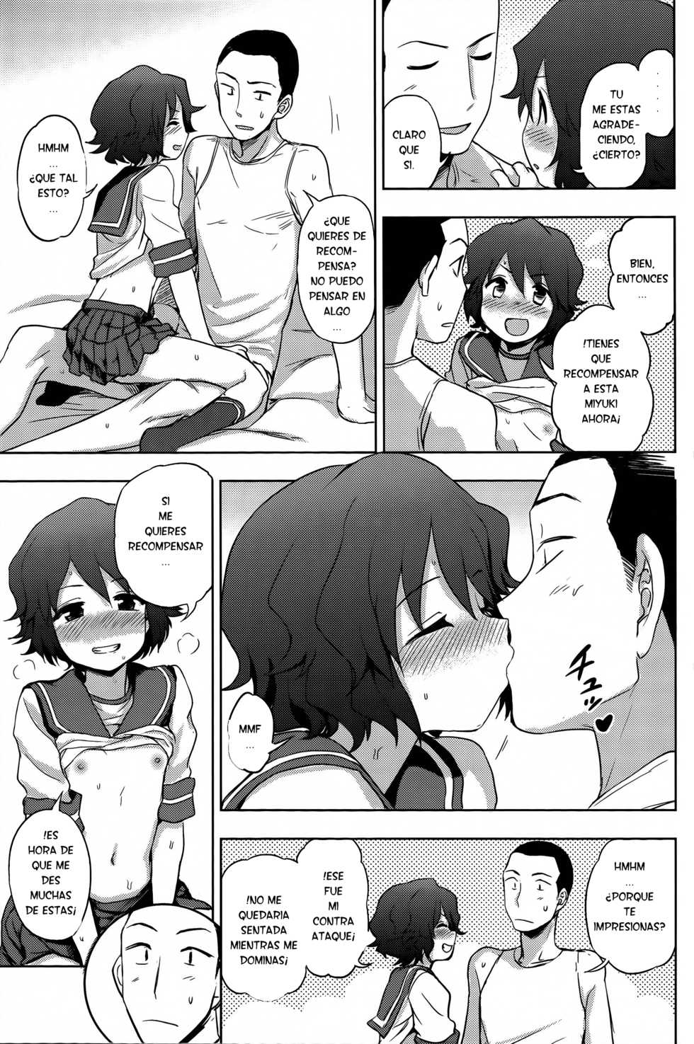 (Umi Yukaba 4) [Kuma no Tooru Michi (Kumada)] Miyuki-sama ni Ichiban Nori! (Kantai Collection -KanColle-) [Spanish] [Otakurinos FanSub] - Page 16
