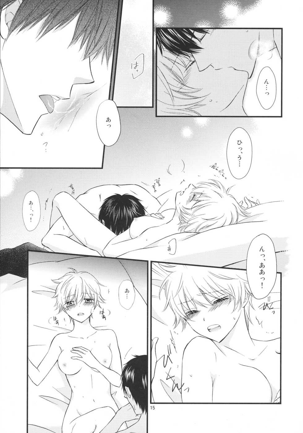 (CCOsaka104) [Megalomania Libido (Tendou Kazuya)] Ginko-san o Medetaosu Hon. 2 (Gintama) - Page 15