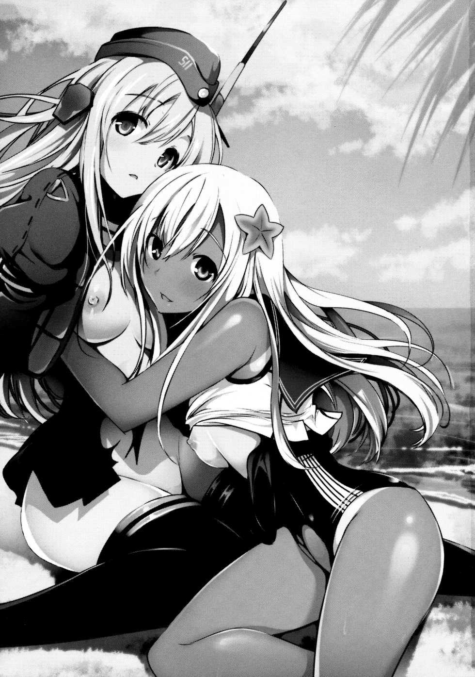 (C89) [Mokusei Zaijuu (Mokusei Zaijuu)] U-511 kara Ro-500 (Kantai Collection -KanColle-) [Chinese] [无毒汉化组] - Page 2