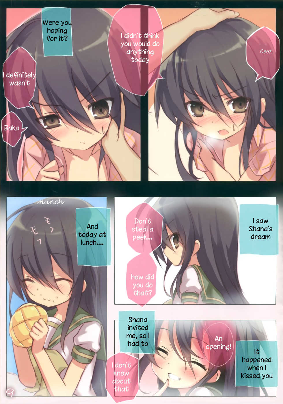 (C86) [KOTSU (KOTSU)] Shana no Kiss de Okita. (Shakugan no Shana) [English] [sensualaoi] - Page 8