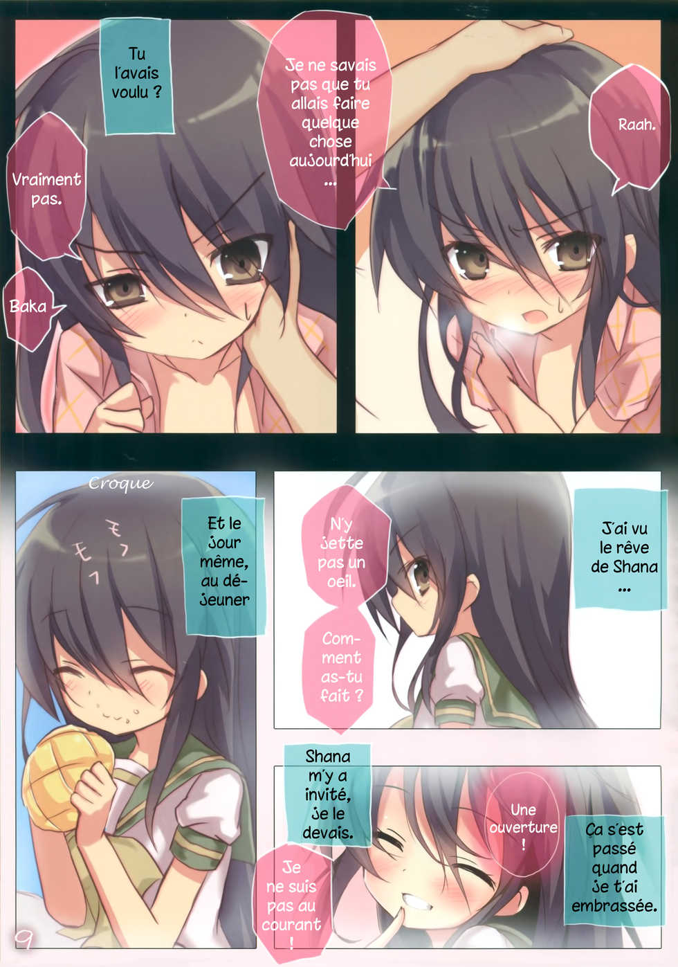 (C86) [KOTSU (KOTSU)] Shana no Kiss de Okita. (Shakugan no Shana) [French] [JnTo] - Page 8