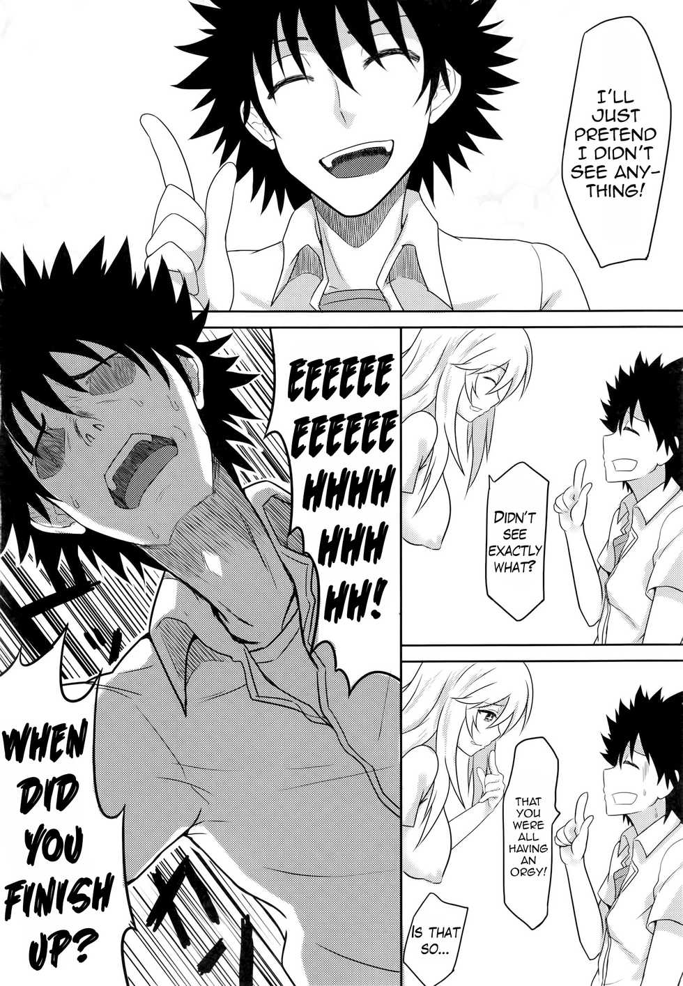 (C84) [Brio (YO)] Mikomisa to Fukou na Otoko | Mikomisa and the Unfortunate Man (Toaru Kagaku no Railgun) [English] {Hennojin} - Page 9