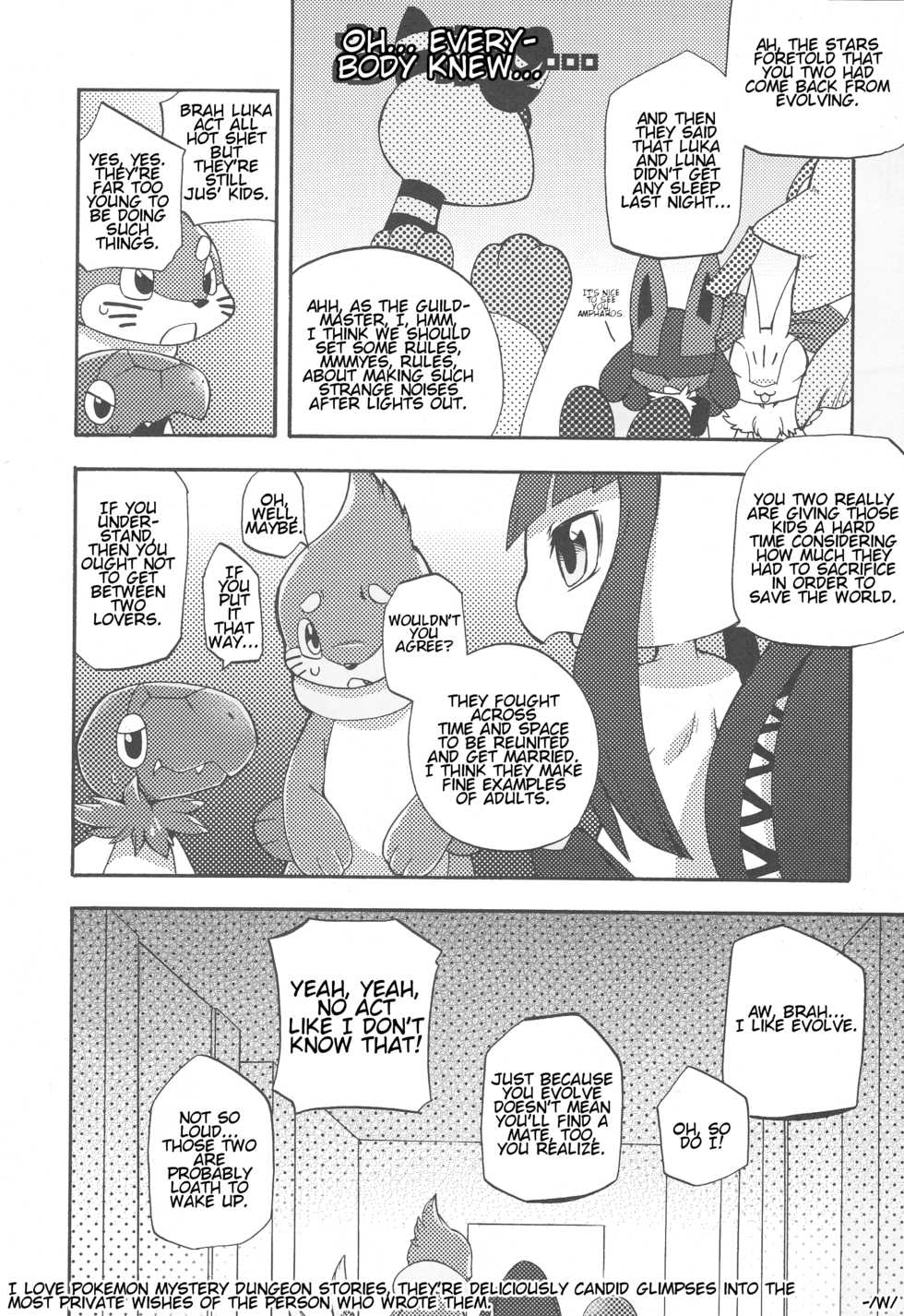 (C89) [Dogear (Inumimi Moeta)] Korekara wa Zutto Issho | From Now On, We'll Always Be Together (Pokémon Mystery Dungeon) [English] - Page 28