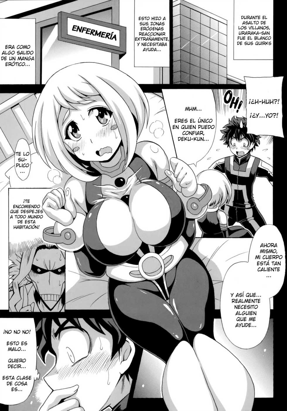 (SC2015 Winter) [Leaz Koubou (Oujano Kaze)] Deku no H☆ERO Academia (My Hero Academia) [Spanish] [NTINFS] - Page 2