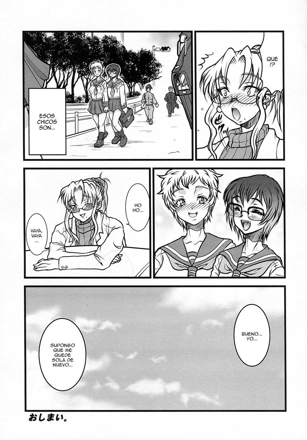 (Futaket 12) [Rei no Tokoro (Kuroarama Soukai)] BOY MEETS GIRL [Spanish] [ElMoeDela8] - Page 23