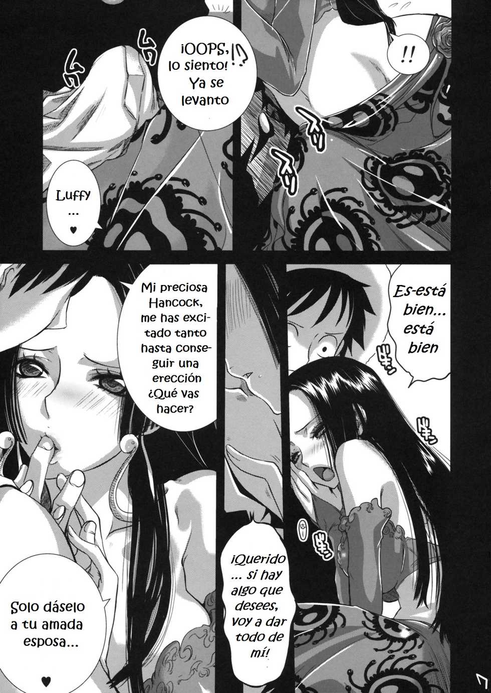 (C77) [Queen Of VANILLA (Tigusa Suzume)] Renai Mousou (One Piece) [Spanish] [ganstatrad] - Page 6