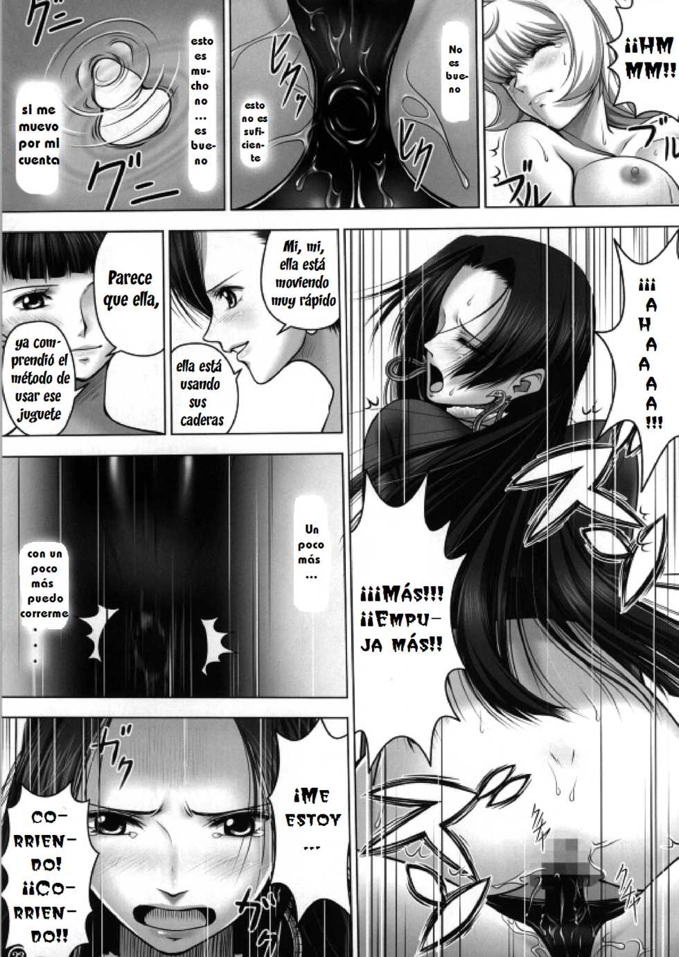 (C84) [Mikenekodou (Muten)] Hebi Hime-sama to Warui Mushi (One Piece) [Spanish] [ganstatrad] - Page 22
