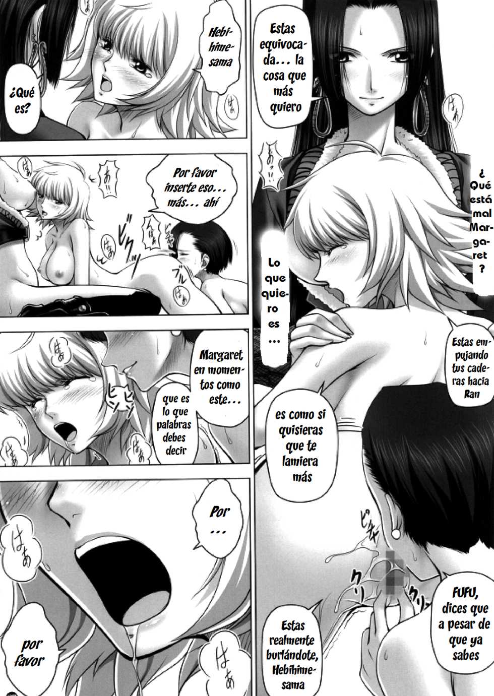 (C84) [Mikenekodou (Muten)] Hebi Hime-sama to Warui Mushi (One Piece) [Spanish] [ganstatrad] - Page 26