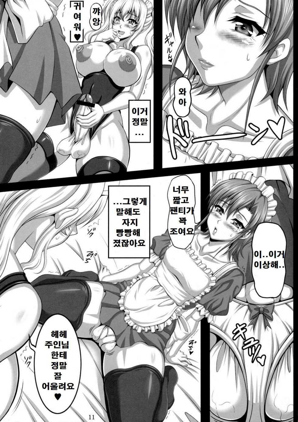 (Futaket 6) [-unlimited (Asakura Yuu)] Tama Matsuri -Onamaid no Shinjitsu (?)- [Korean] [물음표(?)] - Page 10