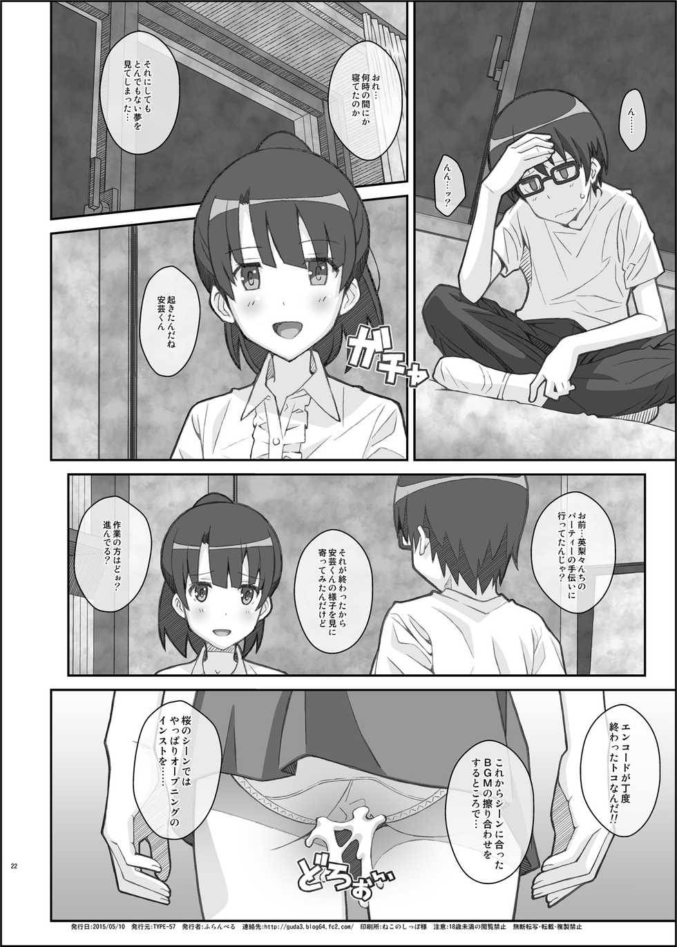 [TYPE-57 (Frunbell)] TYPE-37 side-b (Saenai Heroine no Sodatekata) [Digital] - Page 21