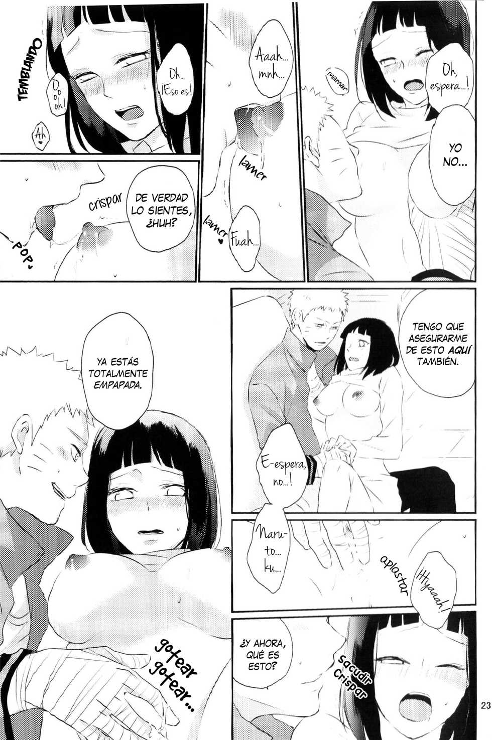 (Zennin Shuuketsu 2) [nora (kaori)] Fujin no Oshigoto. (NARUTO) [Spanish] - Page 22