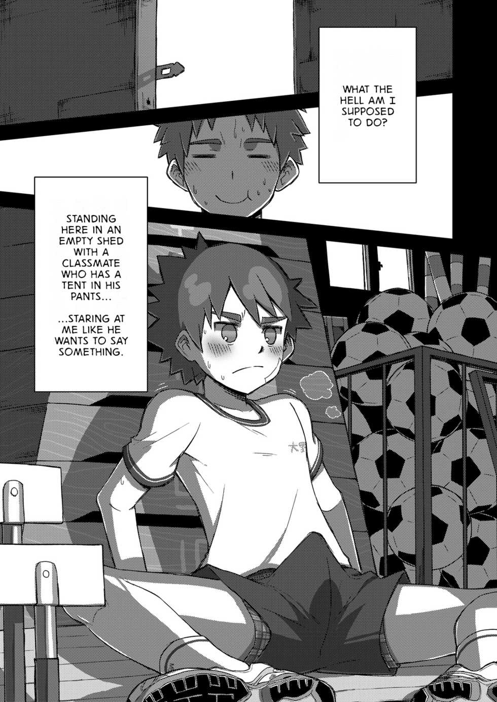 (Shota Scratch 18) [Drum-Kan (Kine)] Arashi-kun to Keiichi-kun [English] {Shotachan} - Page 3