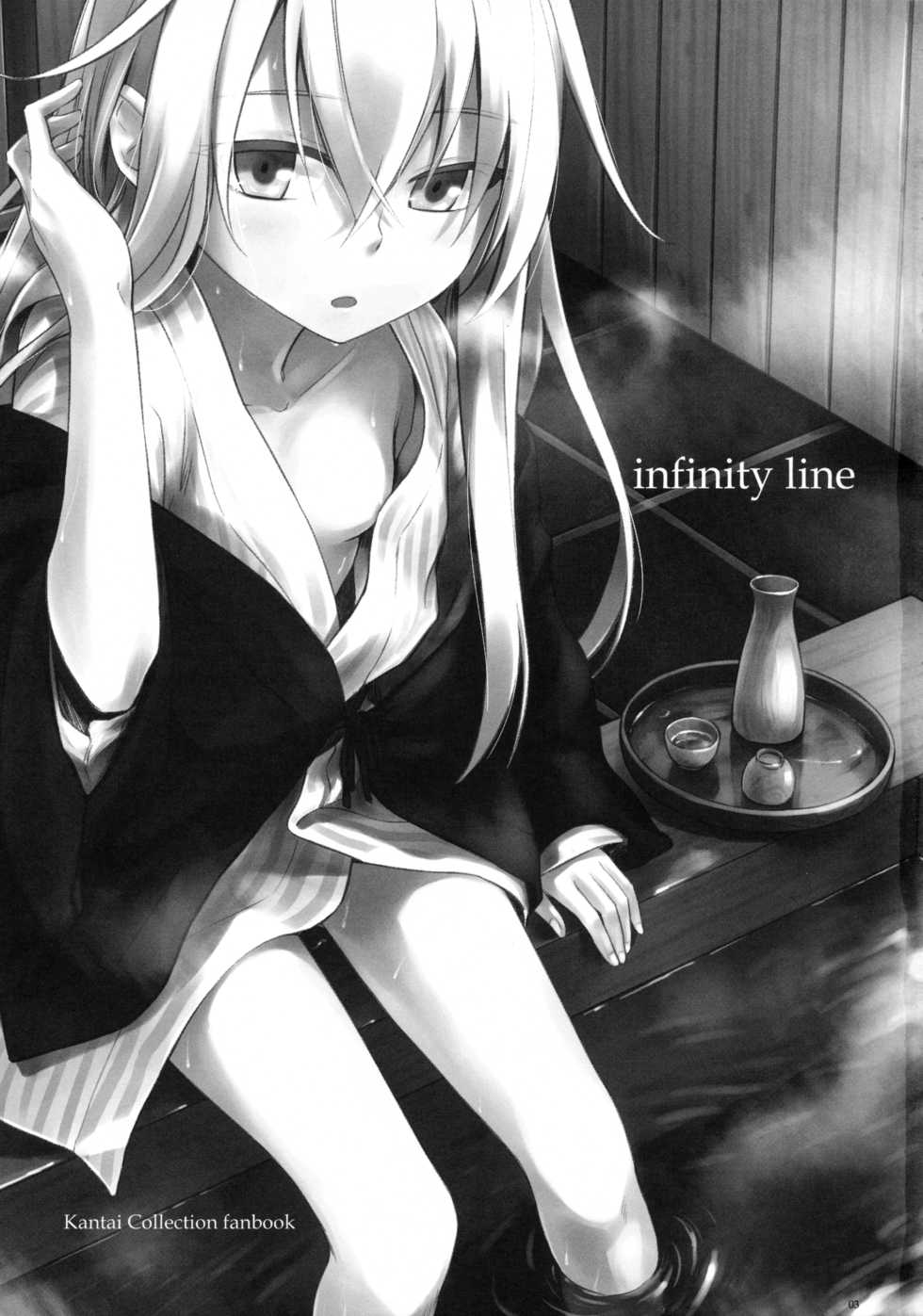 (C89) [infinity line (Misato Nana)] Bep Onsen Futaritabi 2 (Kantai Collection -KanColle-) - Page 2