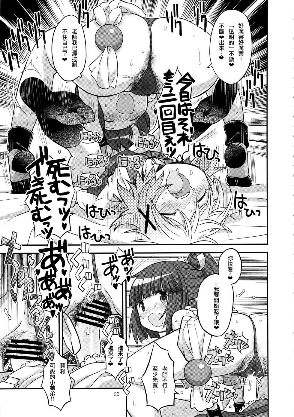 (Tora Matsuri 2015) [GADGET (A-10)] Futanari Sketch 2 (Hidamari Sketch) [Chinese] [沒有漢化] - Page 23
