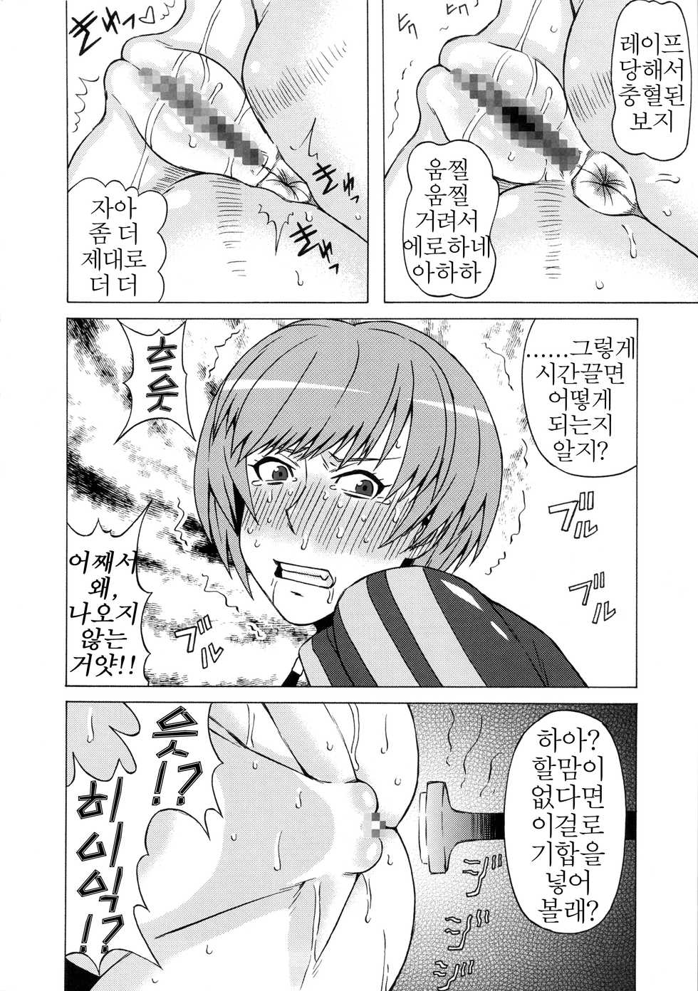 (C87) [BooBooKid (PIP)] Satonaka Chie ni Hidoi Koto o Shitemita. (Persona 4) [Korean] [UpNUP] - Page 25