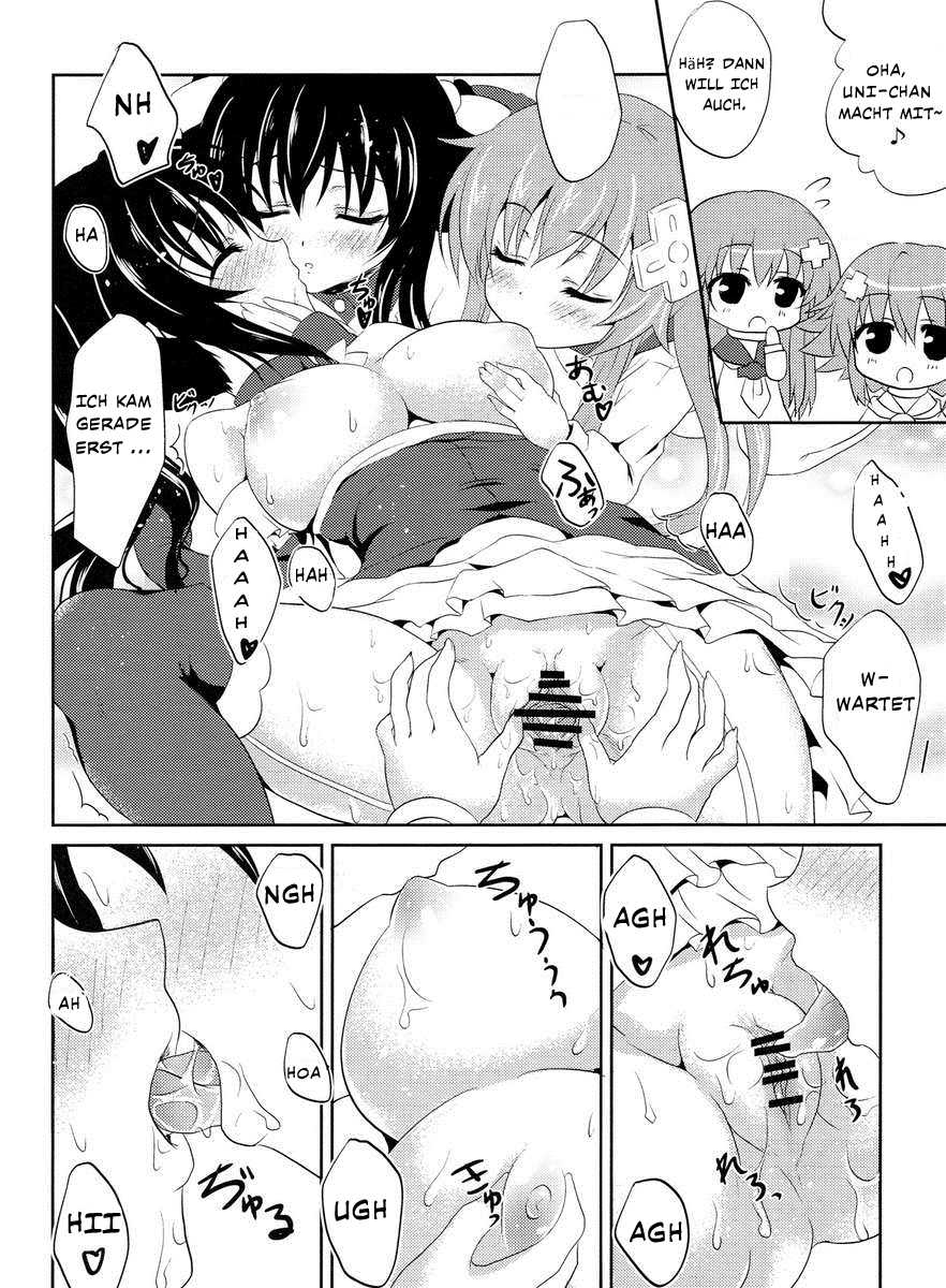 (C84) [White Clover (Hinamori Yui)] W-CLOVER vol.01 (Hyperdimension Neptunia) [German] [Hotaru Kiryu] - Page 11