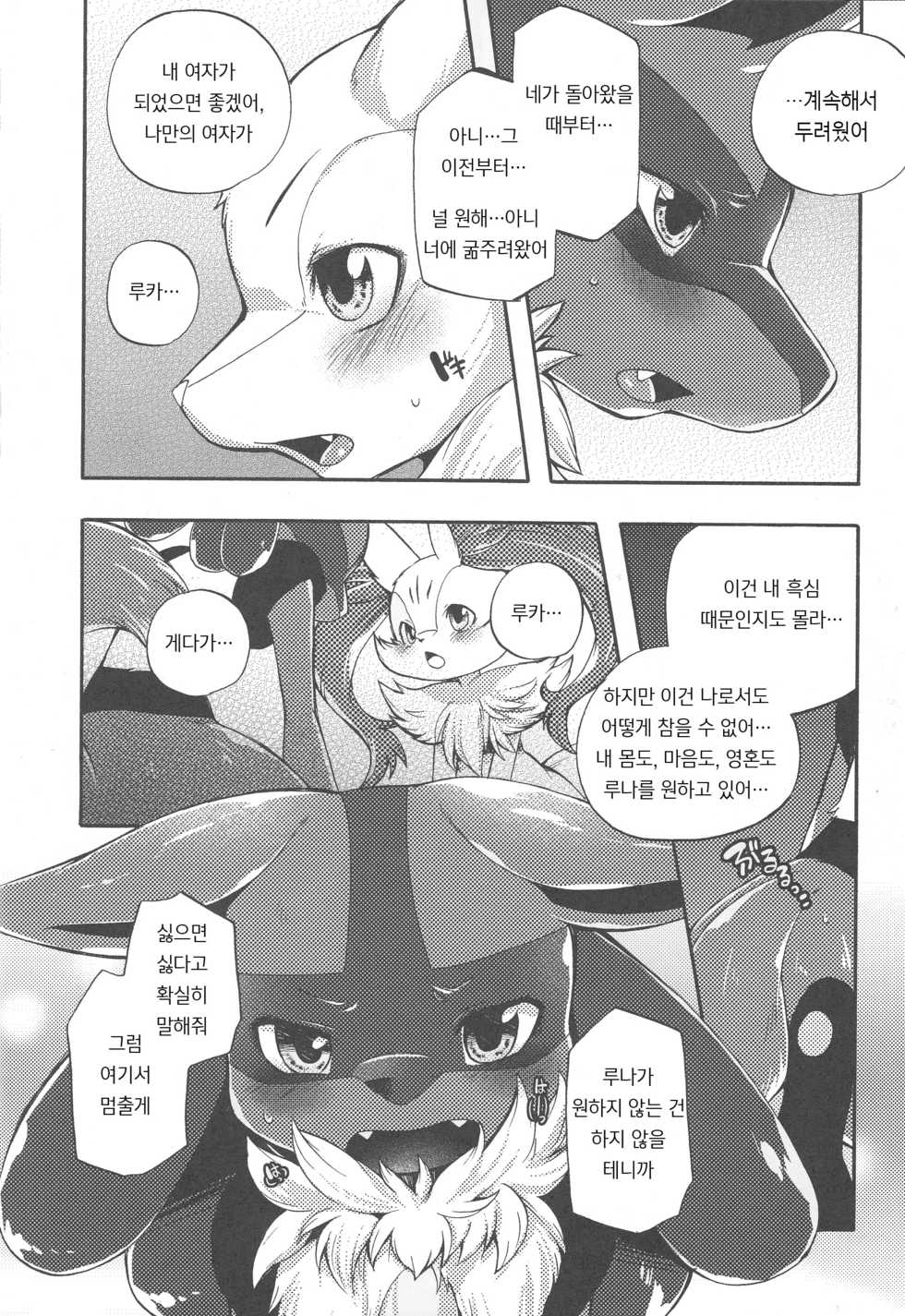 (C89) [Dogear (Inumimi Moeta)] Korekara wa Zutto Issho | From Now On, We'll Always Be Together (Pokémon Mystery Dungeon) [Korean] [시뮬라시옹] - Page 18
