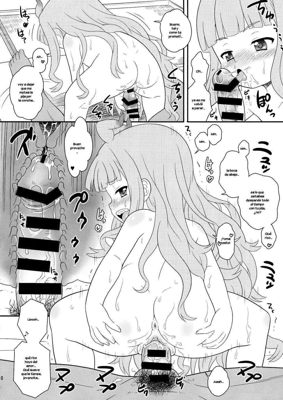 (C86) [Taikan Kyohougumi (Azusa Norihee)] Zubizuba Otaku Houmon (Sekai Seifuku ~Bouryaku no Zvezda~) [Spanish] [Otakurinos FanSub] - Page 12