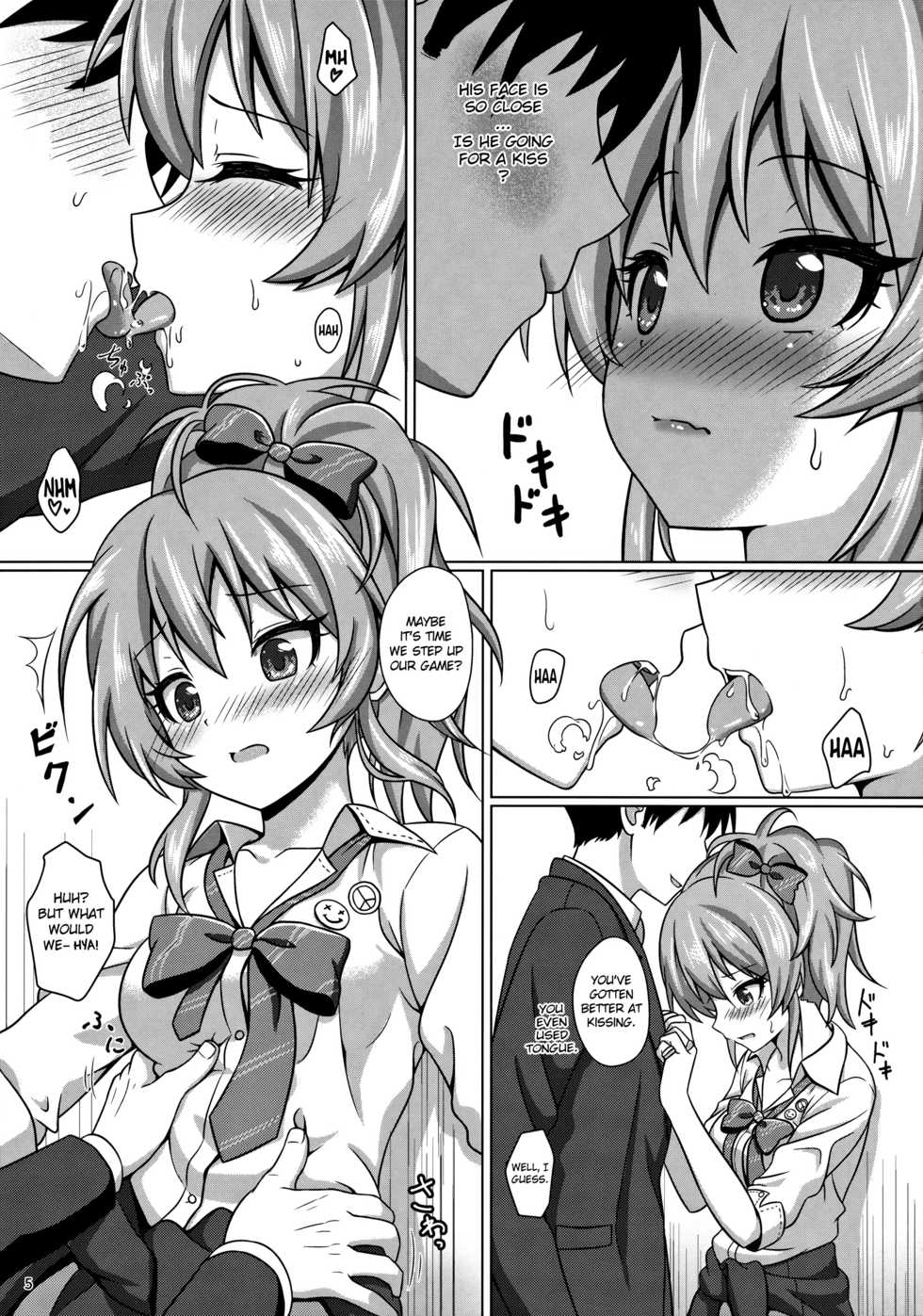 (C89) [Momoiro Kageboushi (Nazuna)] Hajimete no Jikan (THE IDOLM@STER CINDERELLA GIRLS) [English] {doujin-moe.us} - Page 4