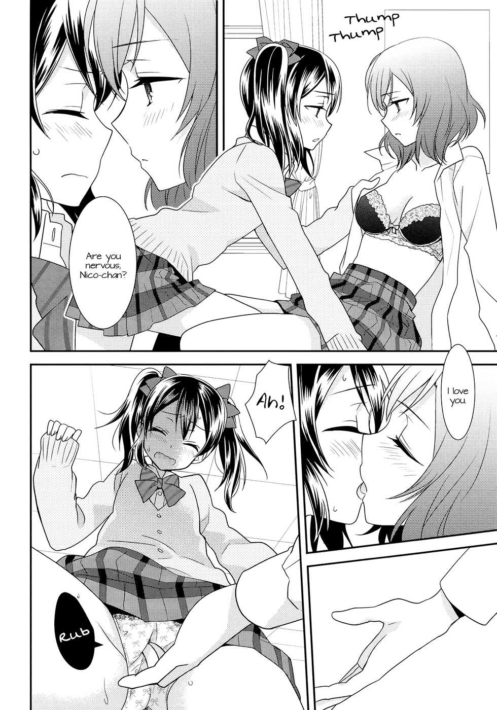 (Anata to Love Live! 5) [Sweet Pea (Ooshima Tomo)] Uchuu No.1 Idol Nico-nii ga Choro Sugi Maki-chan ni Okoru no wa Atarimae desu. (Love Live!) [English] [Doki Fansubs] - Page 15