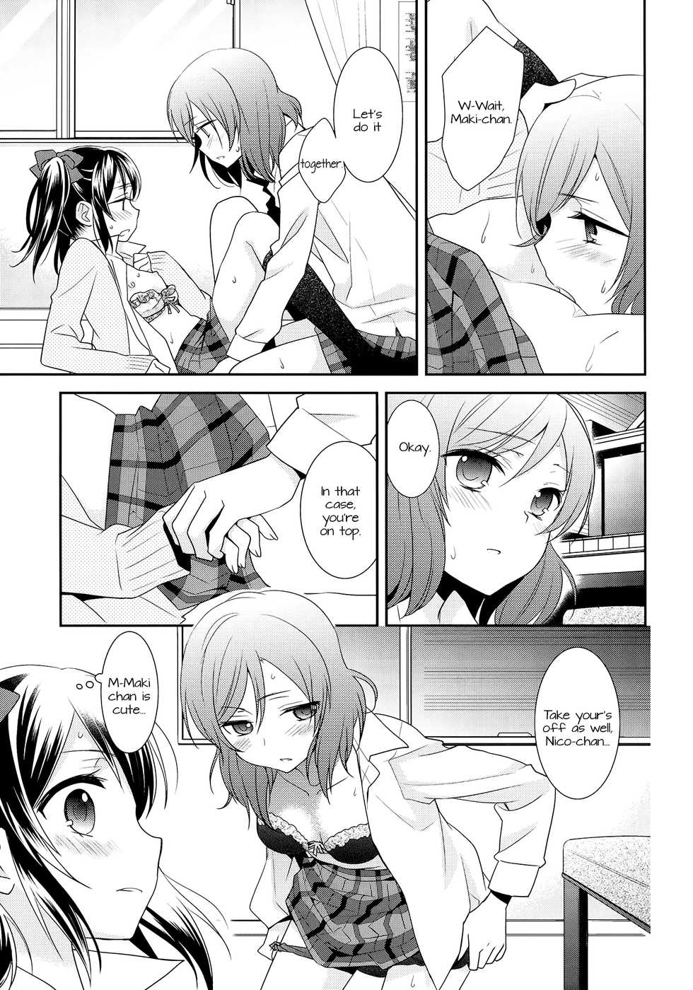 (Anata to Love Live! 5) [Sweet Pea (Ooshima Tomo)] Uchuu No.1 Idol Nico-nii ga Choro Sugi Maki-chan ni Okoru no wa Atarimae desu. (Love Live!) [English] [Doki Fansubs] - Page 20