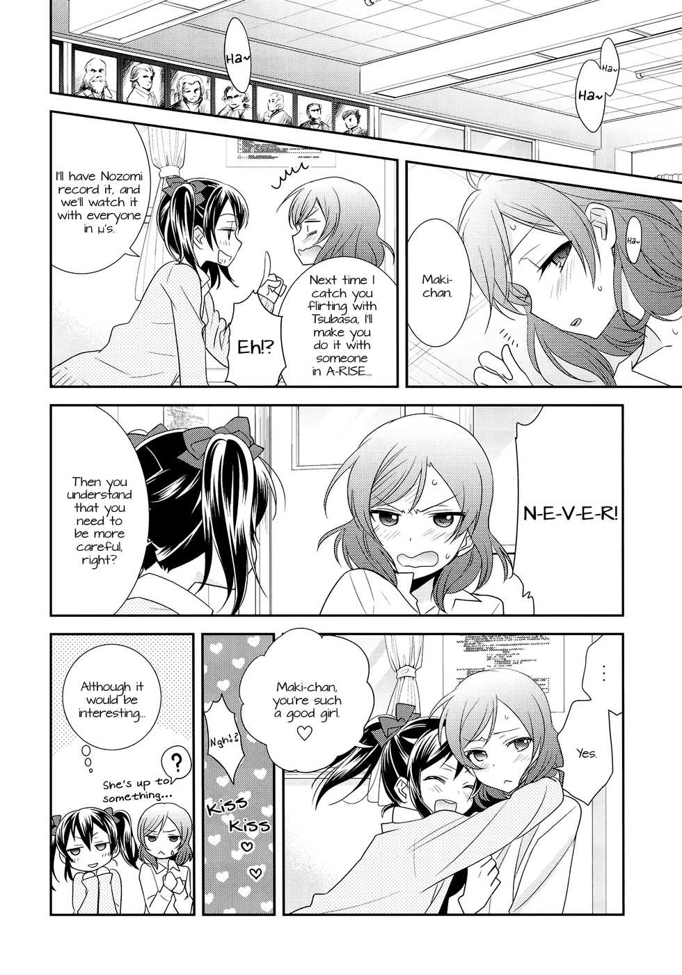 (Anata to Love Live! 5) [Sweet Pea (Ooshima Tomo)] Uchuu No.1 Idol Nico-nii ga Choro Sugi Maki-chan ni Okoru no wa Atarimae desu. (Love Live!) [English] [Doki Fansubs] - Page 23
