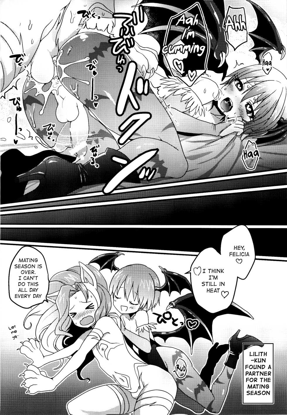 (Shota Scratch SP4) 	[Koneko Gumi (Poron)] Lilith-kun to Nenneko Shimasho ~ Felicia-kun to Issho (Darkstalkers) [English] {Shotachan} - Page 12