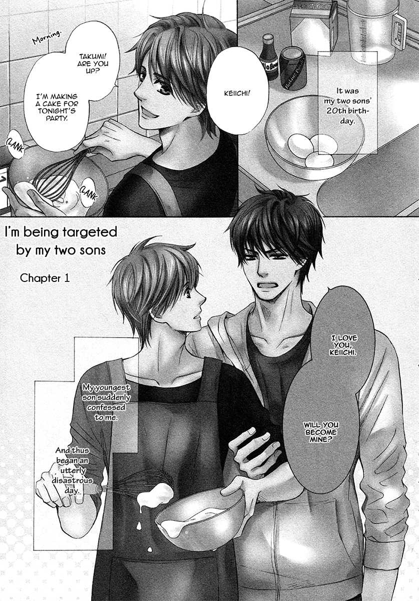 [Kamon Saeko] Futari no Musuko ni Nerawarete Imasu | I'm Being Targeted by My Two Sons [English] [Fujoshi Bitches] [Decensored] - Page 7